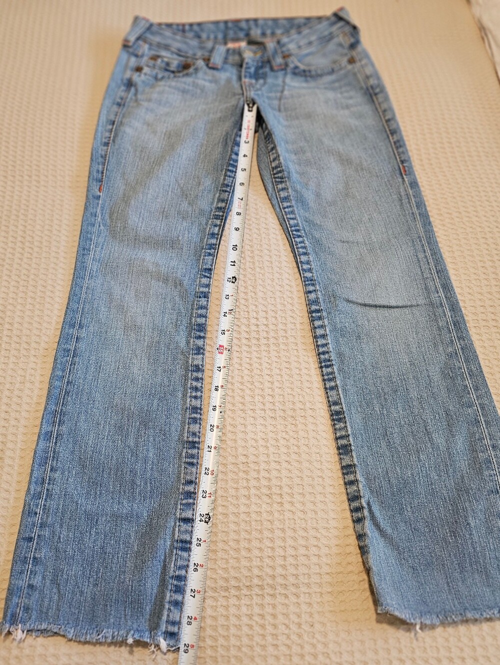 ๐งโโ๏ธโจ TRUE RELIGION FAIRYCORE Y2K VINTAGE JEANS โ EXTREMELY RARE Size 27 - Picture 15 of 15